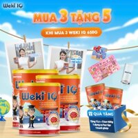 Mua 3 Tặng 3 Sữa Non WEKI IQ 650g Giúp Phát Triển Trí Não, Mắt, Ghi Nhớ Tốt Và Bổ Sung Dinh Dưỡng Cho Bé Diasure Canxi