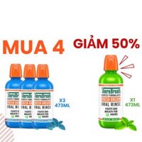 MUA 4 GIẢM 50% chai thứ 4 [Hương Icy Mint – Bạc hà lạnh sâu] Nước súc miệng TheraBreath cho người lớn – Hết hôi miệng, mát miệng, hơi thở thơm lâu