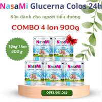 [MUA 4 TẶNG 1] Sữa Nasami Glucerna colos 24h 900g - dành cho người tiểu đường
