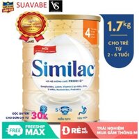 mua 4 tặng 2 Sữa bột Similac 3...4.... 1.7kg/lon Dinh Dưỡng 5G Mới 2026 fdsf