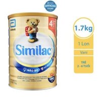 mua 4 tặng 2 Sữa bột Similac 3..... 4.... 1.7kg/lon Dinh Dưỡng 5G Mới 2026 adsads