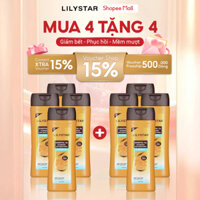 [MUA 4 TẶNG 4] Dầu Gội Xả 2IN1 LILYSTAR Phục Hồi Tóc Chuyên Sâu Chứa Tinh Dầu Nuôi Dưỡng Ẩm Giúp Tóc Mềm Mượt Chai 200ml