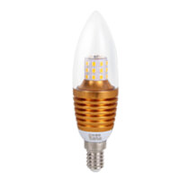 Mua 5 Tặng 1 1LED Nến Bóng Đèn E14 Vít Nhỏ Miệng Bóng Đèn Tiết Kiệm Năng Lượng 3/5/9 W Đầu bóng Đèn Kéo Đuôi Đèn Chùm Pha Lê Đèn