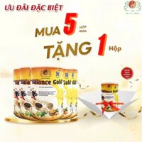 [Mua 5 tặng 1] Combo 5 Hộp Sữa Hạt Balance Gold Thầy Ngô Đức Vượng (hộp - 450g)