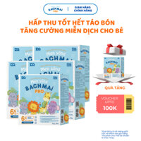 [Mua 5 Tặng 1] Men Sống Bạch Mai Pro 6 Tỷ Lợi Khuẩn (men vi sinh cho bé tiêu chảy, táo bón, rối loạn tiêu hóa, biếng ăn)