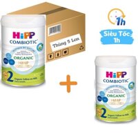Mua 5 tặng 1 Sữa HiPP 2 Organic Combiotic 800g sữa bột công thức bổ sung DHA trực tiếp Date 2024 - 1 Đổi 1 Nếu Lỗi