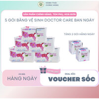 [MUA 5 TẶNG 2] 5 GÓI Băng vệ sinh Doctor Care ban ngày TẶNG 2 gói hàng ngày