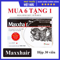 [Mua 6 tặng 1] Chính hãng Maxxhair hộp 30 viên ngăn rụng tóc, giúp mọc tóc nhanh