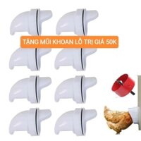 [Mua 8 tặng 1 mũi khoan 50k] Combo 8 Đầu ống máng ăn tự động cho gia cầm gà vịt