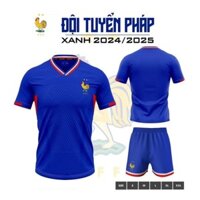 MUA- Áo Bóng Đá Đội Tuyển Pháp 22/23 - Chuẩn Mẫu Thi Đấu - Vải Polyester Gai Thái