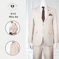 Mua Áo Khoác Vest, Nhận Quà Tặng 100K. Lịch lãm và thanh lịch cùng áo khoác vest nam thanh niên MÀU BE.