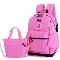 Mua balo đi học, du lịch tặng túi xách và túi ví đựng bút và móc khóa