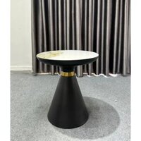 Mua Bàn trà, sofa, tab trang trí nhập khẩu mặt đá phiến chân thép sơn tĩnh điện B045 Chính Hãng Giá Tốt