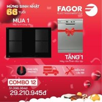 Mua Bếp Từ Fagor IF-ZONE74BS Tặng Máy Rửa Bát Fagor 3LVF-61S