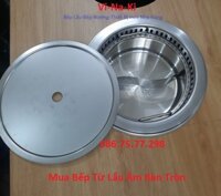 Mua bếp từ lẩu âm bàn tại Thủ Đức, Bộ bếp từ lẩu âm bàn tròn nhà hàng