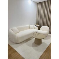 Mua Bộ Bàn Ghế Sofa Cong Bắc Âu Bọc Vải Lông Cừu new #tiemdecorthang10 - Nhận Làm Theo Yêu Cầu Chính Hãng Giá Tốt