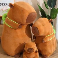 [mua capy 90cm tặng 1 em gấu]Gấu bông capybara chảy mũi , đeo balo vải lông mềm mịn