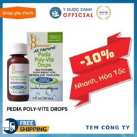 Mua [Chính Hãng] PEDIA POLY-VITE DROPS, 30ml, Siro ăn ngon, giảm biếng ăn - Y Dược Xanh