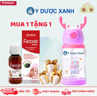 Mua [Chính Hãng] VIVAKIDS FEROSIS DROPS, 30ml, Bổ sung sắt, acid folic và vitamin B12 cho bé - Y Dược Xanh