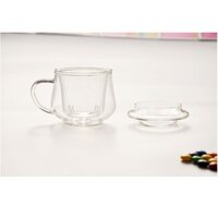 (mua cốc tặng trà) CỐC PHA TRÀ THỦY TINH