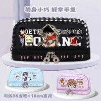 [Mùa đi học] Hộp đựng bút chì Conan Túi văn phòng phẩm dung lượng lớn có giá trị cao Thám tử Học sinh tiểu học Đơn giản Dễ thương Phong cách mới Penc phổ biến