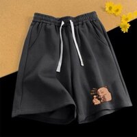 [Mùa đi học] Quần short mùa hè in họa tiết Kapibara cùng thương hiệu NASA mỏng năm điểm Quần bóng rổ thể thao trẻ em hạng nặng Quần bóng rổ học sinh hợp thời trang Ảnh ngoài trời phổ biến