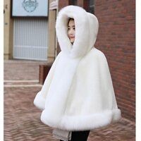 Mùa Điều Trị Lông Khăn Choàng Nữ 2023 Phong Cách Mới Mùa Đông Giả Lông Cáo Chồn Lông Thú Áo Khoác Phiên Bản Hàn Quốc Áo Choàng