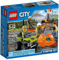 Mua đồ chơi LEGO City 60120 – Đội Thám Hiểm Núi Lửa (LEGO City Volcano Starter Set 60120)