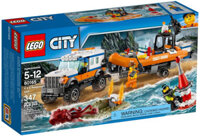 Mua đồ chơi LEGO City 60165 – Đội ca nô cứu hộ bờ Biển (LEGO 60165 4 x 4 Response Unit)