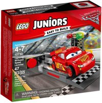 Mua đồ chơi LEGO Juniors 10730 - McQueen Tia Chớp phóng Tốc Độ (LEGO Juniors Lightning McQueen Speed Launcher)