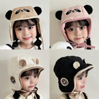 Mùa Đông Bé Trai Bé Gái Xuống Cotton Mũ Chống Mùa Đông Dày Ấm Áp Dễ Thương Mũ Bịt Tai Cho Bé