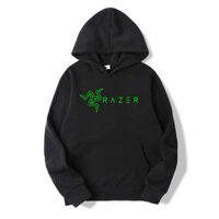 Mùa Đông Cotton Thiết Yếu Nam Thiết Bị Chơi Game Razer Logo Áo Nỉ Nữ Đồ Họa Áo Y2k Tay Dài Unisex