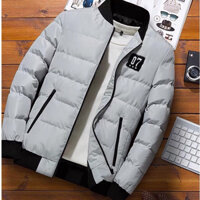 (MÙA ĐÔNG KHÔNG LẠNH)ÁO KHOÁC PHAO NAM BOMBER 07 CHẰN BÔNG 3 LỚP SIÊU ẤM ÁP