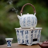 Mùa Đông Phong Cách Mới Bếp Than Bếp Than Vòm Bếp Than Than Ô Liu Than Máy Làm Trà Gia Đình Luộc Trà [A203]