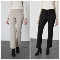 [Mùa đông] Quần dài nữ công sở ống loe, quần dạ nữ bootcut xuất Hàn size 67 70 73 76