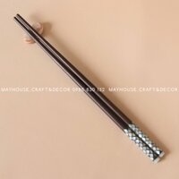 Mua Đũa gỗ Mun đen khảm trai (Hàng có sẵn) Chính Hãng Giá Tốt