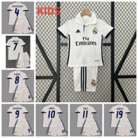 Mùa giải 2016-17 Real Madrid Retro Sân nhà Bóng đá trẻ em Bộ áo đấu Ramos Cristiano Ronaldo CR7 Kroos Benzema James Rodriguez Bale Marcelo Casemiro Modric Isco Bộ thể thao dành cho trẻ em