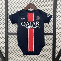Mùa giải 2024-25 PSG Bóng đá sân nhà Trẻ sơ sinh 6-12 12-24 tháng Jersey Paris Saint-Germain F.C. Áo Sơ Mi Thể Thao Cho Bé