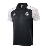 Mùa giải 2024-25 Real Madrid Polo Áo tập luyện tay ngắn Áo thể thao bóng đá