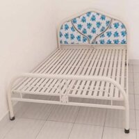 Mua giường sắt 1m4 giá rẻ TPHCM mẫu giường sắt đôi lắp ráp đơn giản - Giường sắt 1m4