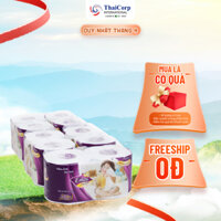 [MUA HÀNG TẶNG QUÀ] Lốc 10 Cuộn Giấy Vệ Sinh Cao Cấp E'mos Premium (2 lớp)