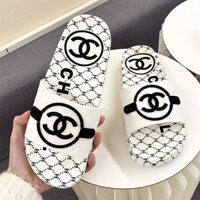 Mùa Hè 2025 Phong Cách Mới Cổ Tích Phong Cách Chanel Dép Nữ ins Hợp Thời Trang Bên Ngoài Dép Lật Đế Mềm Dép Nhẹ Đế Dày