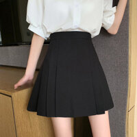 Mùa Hè 2025 Plus Size Váy Nữ Cao Cấp Chống chói Xếp Ly Váy Chữ A Phù Hợp Với Váy Hông Đen