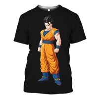 Mùa Hè Anime Nhật Bản 3D Áo Thun Quần Áo Dragon-Ball Z-Shirt Nam Hoạt Hình Top 3b089
