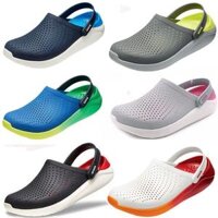 Mùa Hè Crocs Nam Nữ Cặp Đôi LiteRide Crocs Giày Đi Biển Unisex Ngụy Trang Dép | 204592