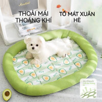 Mùa hè cũi cũi cũi mát mẻ đệm chó con chó nhỏ vừa và nhỏ Teddy lông chống dính bền, chống thấm nước, chống ẩm, có thể giặt được
