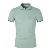 Mùa Hè GAP Thanh Niên Áo Sơ Mi Polo Nam Ve Áo Tay Ngắn Người Công Sở Quần Áo Size M-4Xl 0629