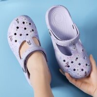 Mùa Hè In Hình Y Tá Nữ Đế Dày Chống Trơn Trượt Nhẹ EVA Lỗ Xốp Giày Sân Vườn Cao Cấp Giày Đi Biển Hợp Thời Trang❤7.19❤