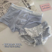 Mùa hè khô nhanh Đồ lót cặp đôi mượt mà Gấu Lolita Bộ đồ lót dễ thương