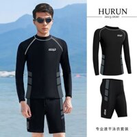 [Mùa hè mát mẻ] Bộ đồ lặn phiên bản Hàn Quốc dành cho nữ Bộ đồ bơi thể thao dài tay bảo thủ Cặp đôi lướt sóng Bộ đồ nam sứa